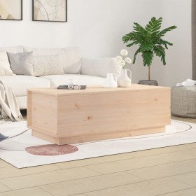 Solid pine wood coffee table 100x50x35 cm by vidaXL, Coffee table - Ref: Foro24-813420, Price: 125,73 €, Discount: %