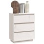 Solid white pine wood sideboard 60x34x75 cm by vidaXL, Sideboards - Ref: Foro24-813361, Price: 85,05 €, Discount: %