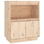 Aparador de madera maciza de pino 60x34x75 cm de vidaXL, Aparadores - Ref: Foro24-813520, Precio: 66,26 €, Descuento: %