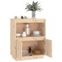 Aparador de madera maciza de pino 60x34x75 cm de vidaXL, Aparadores - Ref: Foro24-813520, Precio: 66,26 €, Descuento: %