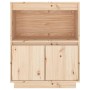 Aparador de madera maciza de pino 60x34x75 cm de vidaXL, Aparadores - Ref: Foro24-813520, Precio: 66,26 €, Descuento: %