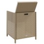 Gartenstühle mit Kissen 4 Einheiten synthetisches Rattan beige von vidaXL, Gartenstühle - Ref: Foro24-316777, Preis: 218,99 €...