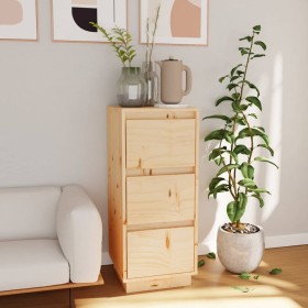 Solid pine wood sideboard 32x34x75 cm by vidaXL, Sideboards - Ref: Foro24-813365, Price: 68,35 €, Discount: %