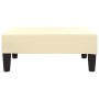 Cream synthetic leather stool 78x56x32 cm by vidaXL, Ottomans - Ref: Foro24-337709, Price: 71,61 €, Discount: %