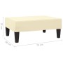 Cream synthetic leather stool 78x56x32 cm by vidaXL, Ottomans - Ref: Foro24-337709, Price: 71,61 €, Discount: %