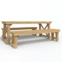 Garden dining set 3 pieces impregnated pine wood by vidaXL, Garden sets - Ref: Foro24-3096623, Price: 589,99 €, Discount: %