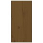 Armario de pared madera maciza de pino marrón miel 30x30x60 cm de vidaXL, Estantes y estanterías - Ref: Foro24-813491, Precio...