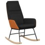 Black fabric rocking chair by vidaXL, Rocking chairs - Ref: Foro24-341335, Price: 111,53 €, Discount: %