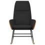 Silla mecedora de tela negro de vidaXL, Mecedoras - Ref: Foro24-341335, Precio: 111,99 €, Descuento: %