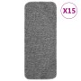 Stair mats 15 units gray rectangular 60x25 cm by vidaXL, Stair mats - Ref: Foro24-340396, Price: 26,23 €, Discount: %