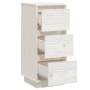 Aparador 2 uds madera maciza de pino blanco 32x34x75 cm de vidaXL, Aparadores - Ref: Foro24-813368, Precio: 97,99 €, Descuent...