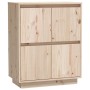 Aparador de madera maciza de pino 60x34x75 cm de vidaXL, Aparadores - Ref: Foro24-813375, Precio: 70,80 €, Descuento: %