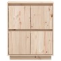 Aparador de madera maciza de pino 60x34x75 cm de vidaXL, Aparadores - Ref: Foro24-813375, Precio: 70,80 €, Descuento: %