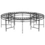 Round black steel garden bench 160 cm by vidaXL, garden benches - Ref: Foro24-318821, Price: 240,21 €, Discount: %