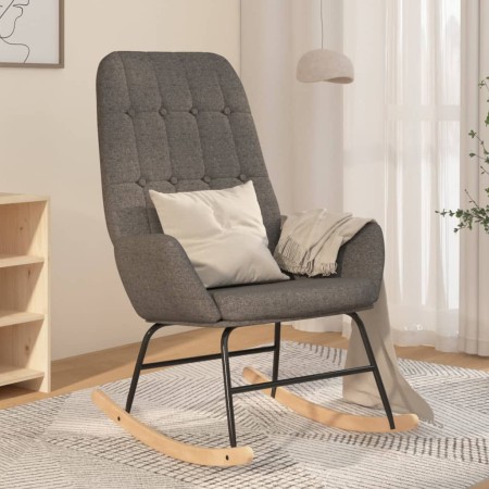 Silla mecedora de tela gris claro de vidaXL, Mecedoras - Ref: Foro24-341253, Precio: 114,04 €, Descuento: %