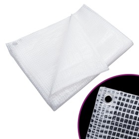 White gauze canvas 140 g/m² 6x6 m by vidaXL, Waterproof tarpaulins - Ref: Foro24-151618, Price: 61,98 €, Discount: %