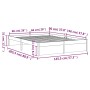 Estructura de cama madera maciza de pino blanco 140x200 cm de vidaXL, Camas y somieres - Ref: Foro24-833242, Precio: 185,19 €...