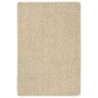 Alfombra peluda antideslizante color crema 140x200 cm de vidaXL, Alfombras - Ref: Foro24-340389, Precio: 60,17 €, Descuento: %