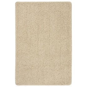 Alfombra peluda antideslizante color crema 140x200 cm de vidaXL, Alfombras - Ref: Foro24-340389, Precio: 56,07 €, Descuento: %