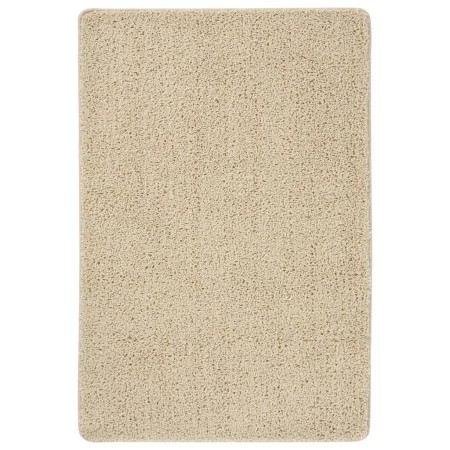 Alfombra peluda antideslizante color crema 140x200 cm de vidaXL, Alfombras - Ref: Foro24-340389, Precio: 60,17 €, Descuento: %