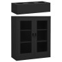 Office cabinet with anthracite steel planter 90x40x128 cm by vidaXL, Lockers and storage cabinets - Ref: Foro24-3095263, Pric...