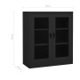 Office cabinet with anthracite steel planter 90x40x128 cm by vidaXL, Lockers and storage cabinets - Ref: Foro24-3095263, Pric...