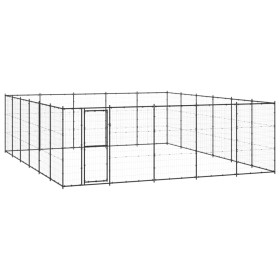 Outdoor steel kennel 36.3 m² by vidaXL, Dog kennels and fences - Ref: Foro24-3082324, Price: 713,84 €, Discount: %