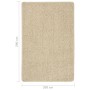 Cream non-slip shaggy rug 200x290 cm by vidaXL, Rugs - Ref: Foro24-340391, Price: 118,00 €, Discount: %