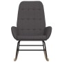 Silla mecedora de tela gris oscuro de vidaXL, Mecedoras - Ref: Foro24-341254, Precio: 112,99 €, Descuento: %