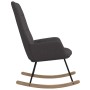 Silla mecedora de tela gris oscuro de vidaXL, Mecedoras - Ref: Foro24-341254, Precio: 112,99 €, Descuento: %