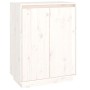 Solid pine wood shoe cabinet 60x35x80 cm by vidaXL, Shoe racks and shoe organizers - Ref: Foro24-813531, Price: 93,81 €, Disc...