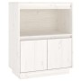 Solid white pine wood sideboard 60x34x75 cm by vidaXL, Sideboards - Ref: Foro24-813521, Price: 79,64 €, Discount: %