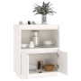 Solid white pine wood sideboard 60x34x75 cm by vidaXL, Sideboards - Ref: Foro24-813521, Price: 79,64 €, Discount: %