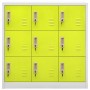 Lockers, 2 units, gray and green steel, 90x45x92.5 cm by vidaXL, Lockers and storage cabinets - Ref: Foro24-3095242, Price: 3...