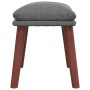 Light gray fabric footstool 45x29.5x35 cm by vidaXL, Ottomans - Ref: Foro24-341457, Price: 43,38 €, Discount: %