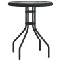 Black 3-Piece Garden Bistro Set by vidaXL, Garden sets - Ref: Foro24-318774, Price: 139,77 €, Discount: %