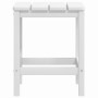 Silla de jardín Adirondack con mesa HDPE blanco de vidaXL, Sillas de jardín - Ref: Foro24-3095700, Precio: 148,41 €, Descuent...