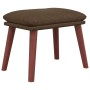 Brown fabric footstool 45x29.5x35 cm by vidaXL, Ottomans - Ref: Foro24-341460, Price: 43,99 €, Discount: %