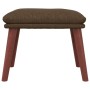 Brown fabric footstool 45x29.5x35 cm by vidaXL, Ottomans - Ref: Foro24-341460, Price: 43,99 €, Discount: %