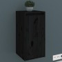 Wall cabinets 2 units solid black pine wood 30x30x60 cm by vidaXL, Shelves and shelves - Ref: Foro24-813494, Price: 84,70 €, ...