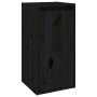 Wall cabinets 2 units solid black pine wood 30x30x60 cm by vidaXL, Shelves and shelves - Ref: Foro24-813494, Price: 84,70 €, ...