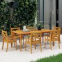 Sillas de comedor de jardín 6 uds madera maciza de acacia de vidaXL, Sillas de jardín - Ref: Foro24-3098661, Precio: 422,36 €...