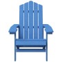 Adirondack garden chairs with aquamarine blue HDPE table by vidaXL, Garden chairs - Ref: Foro24-3095707, Price: 340,36 €, Dis...