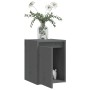 Wall-mounted cabinet, set of 2, made of solid pine wood in gray, 30x30x40 cm. by vidaXL, Shelves and shelves - Ref: Foro24-81...