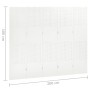 Divider screens with 5 panels 2 units white steel 200x180 cm by vidaXL, Room dividers - Ref: Foro24-3095197, Price: 407,71 €,...