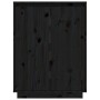 Solid black pine wood shoe cabinet 60x35x80 cm by vidaXL, Shoe racks and shoe organizers - Ref: Foro24-813534, Price: 104,99 ...