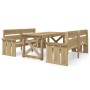 Garden furniture set 3 pieces impregnated solid pine wood by vidaXL, Garden sets - Ref: Foro24-3096618, Price: 356,43 €, Disc...