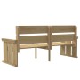 Set de muebles de jardín 3 pzas madera maciza pino impregnada de vidaXL, Conjuntos de jardín - Ref: Foro24-3096618, Precio: 3...