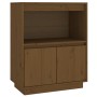 Honey brown solid pine wood sideboard 60x34x75 cm by vidaXL, Sideboards - Ref: Foro24-813523, Price: 67,35 €, Discount: %