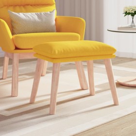 Mustard yellow fabric footstool 45x29.5x35 cm by vidaXL, Ottomans - Ref: Foro24-341431, Price: 43,41 €, Discount: %